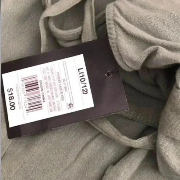 Art Class Shortalls Child 10-12 Khaki - Picture 4 of 4